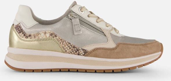 Gabor Comfort Optifit dames sneaker Beige wit