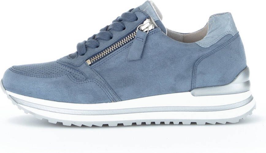 Gabor Sneakers Blauw Suede 101337 Dames Suède