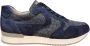 Gabor Blauwe Leren Sneakers Blue Dames - Thumbnail 1