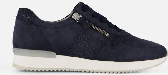 Gabor Sneakers blauw Nubuck Dames
