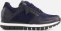 Gabor Marine Fluweelmand Sportieve Schoenen Blue Dames - Thumbnail 1