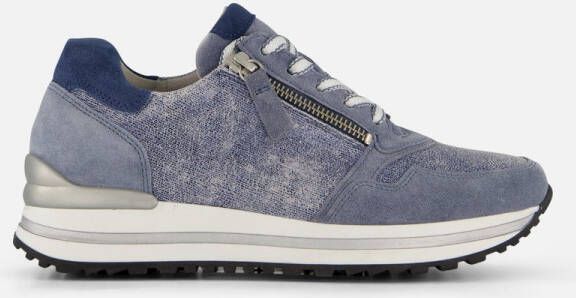 Gabor Sneakers blauw Suede Dames