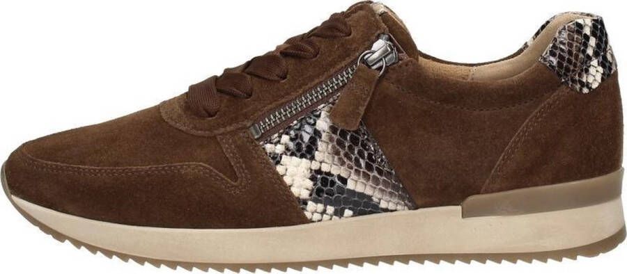 Gabor Sneakers Bruin Suede 108319 Dames Suède