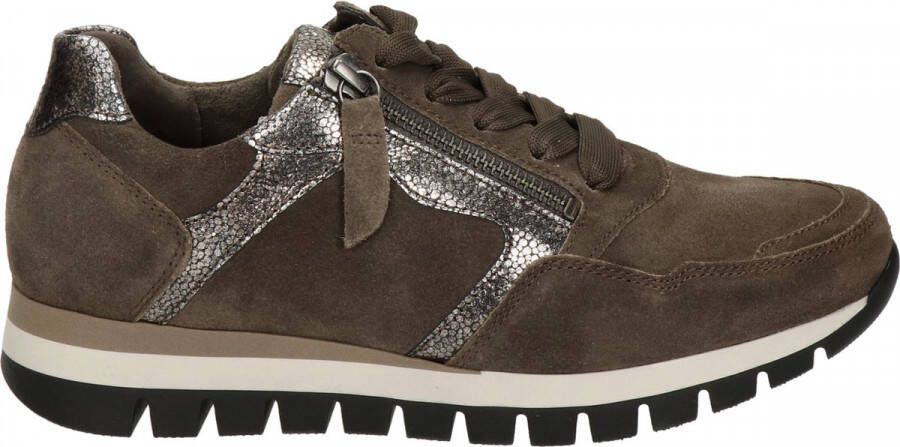 Gabor Sneakers bruin Suede 102260 Dames - Foto 2