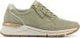 Gabor Sneakers Dames Lage sneakers Damesschoenen Suède 86.587 Groen - Thumbnail 1