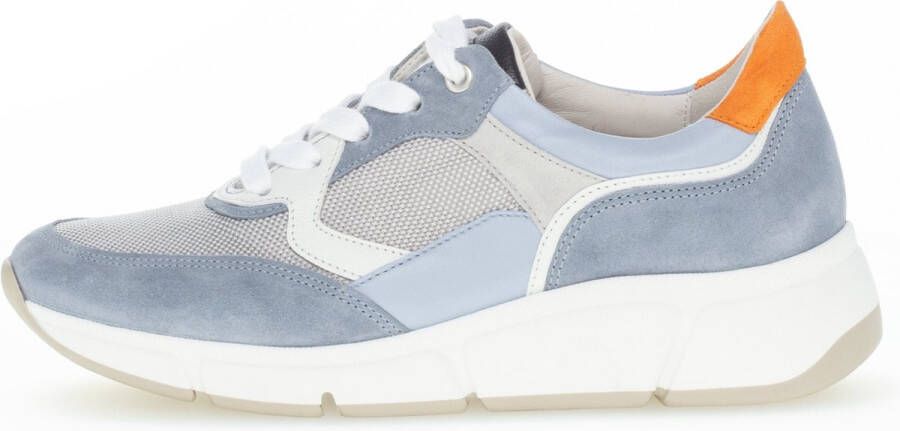 Gabor 86.475.36 Grey Blue Orange Lage sneakers