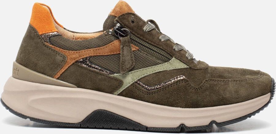 Gabor Sneakers Groen Suede 102305 Dames