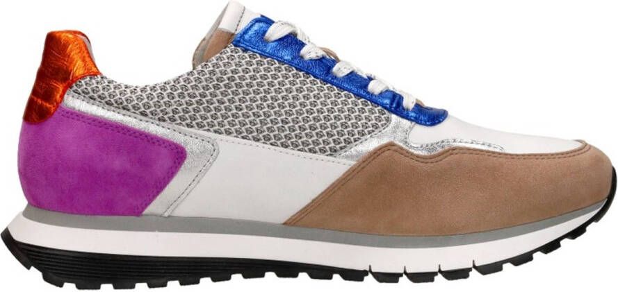 Gabor Sneaker 66.378.87 Wit Blauw Taupe Multi Wijdte H