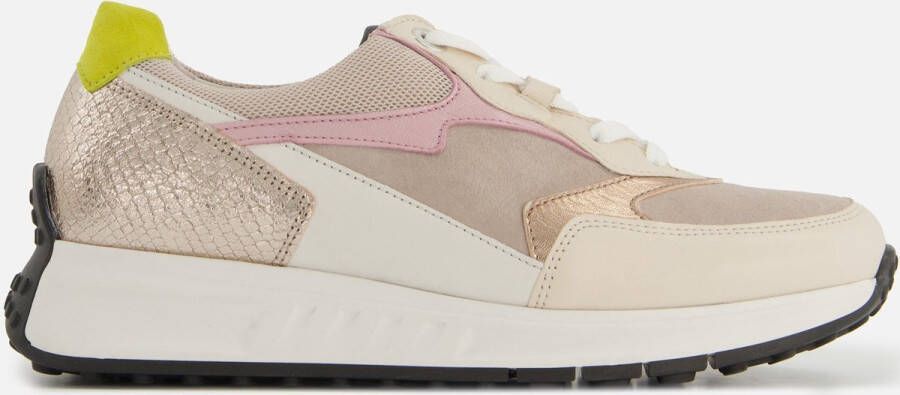 Gabor Stijlvolle leren sneakers voor dames Multicolor