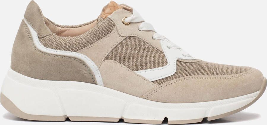 Gabor Sneakers Taupe Synthetisch 101325 Dames Kunstleer - Foto 2