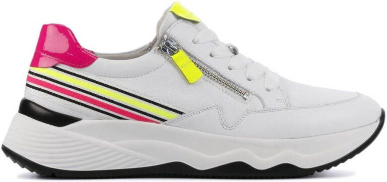 Gabor Dames Witte Combi Sneaker White Dames