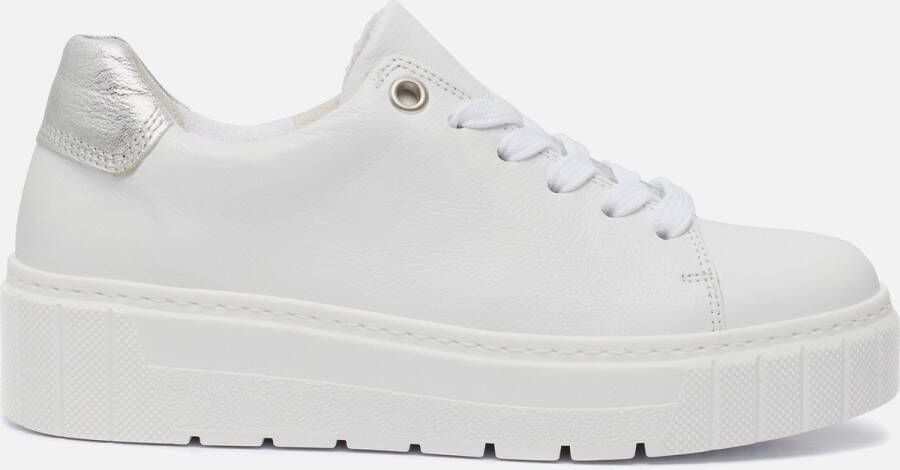 Gabor Witte damessneakers stijlvol en van hoge kwaliteit