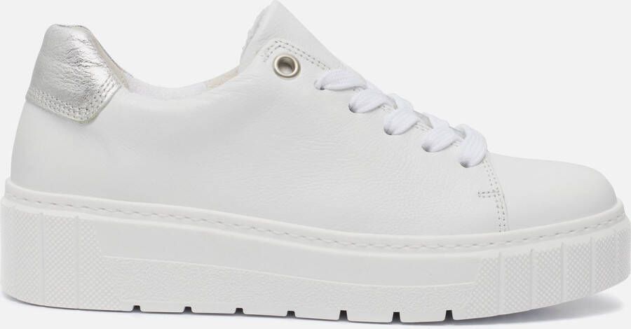 Gabor Witte damessneakers stijlvol en van hoge kwaliteit