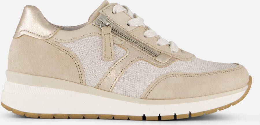 Gabor 46.305.63 Beige combi dames sneaker wijdte K