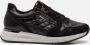 Gabor 528 Lage sneakers Leren Sneaker Dames Zwart - Thumbnail 2
