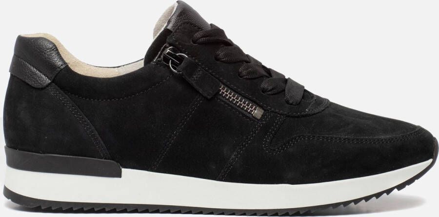 Gabor Sneakers zwart Nubuck Dames