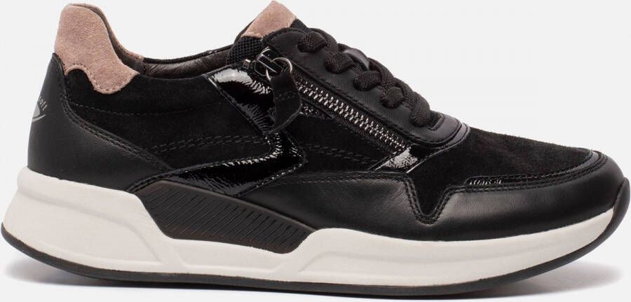 Gabor Sneakers Zwart Suede 102403 Dames