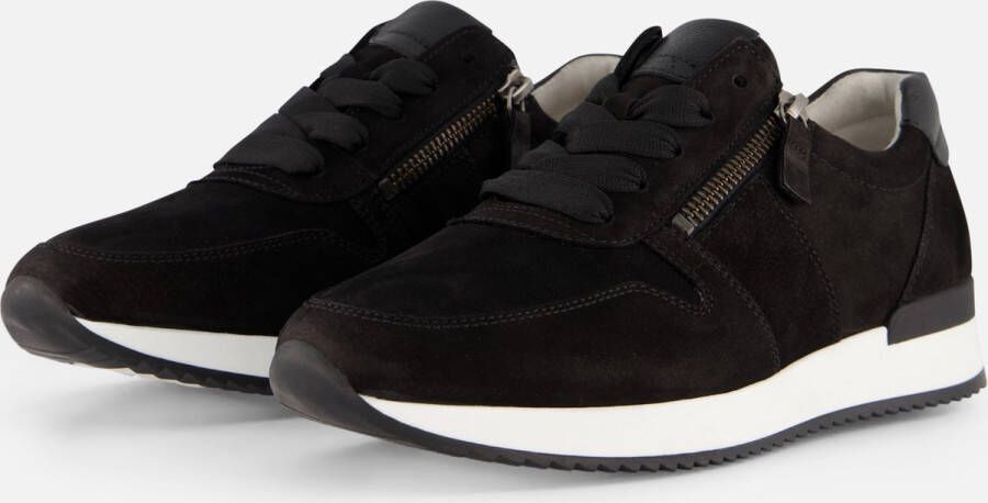 Gabor Sneakers zwart Suede Dames