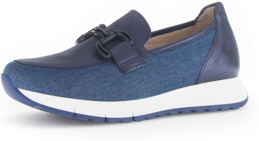 Gabor sportieve loafer 62.472.26 blauw