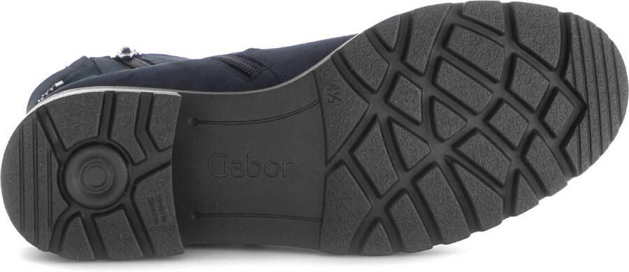 Gabor stoere enkellaars 72.780.46 blauw