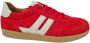 Gabor Suede Dames Sneakers Rood - Thumbnail 1