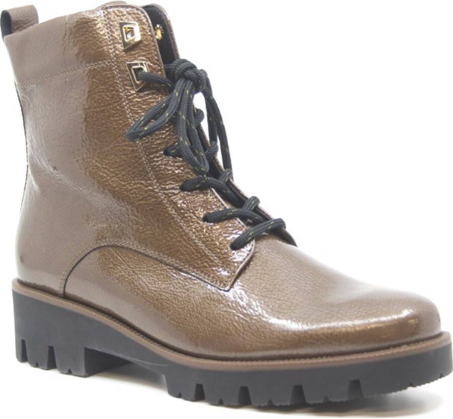 Gabor Veterboot 52.055.81 Cacao Brons Lak Wijdte H