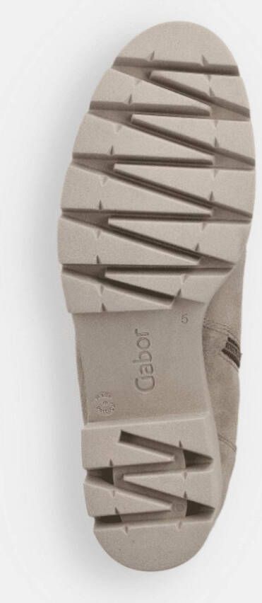 Gabor Veterboot 71.711.12 Kiesel Beige Nubuck
