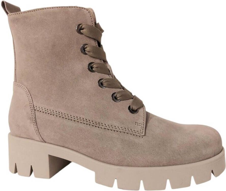 Gabor Veterboot 71.711.12 Kiesel Beige Nubuck