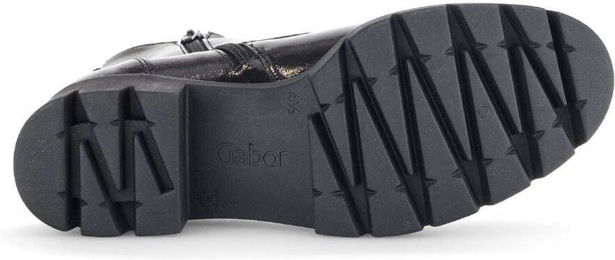 Gabor veterboot 71.711.97 Zwart lak