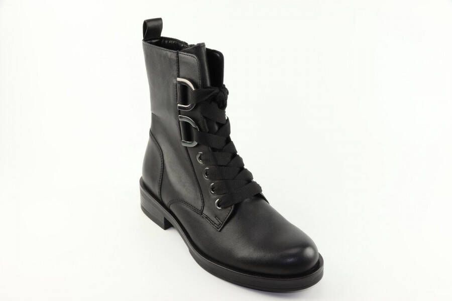 Gabor Veterboot 91.793.27 Glad Leer Zwart
