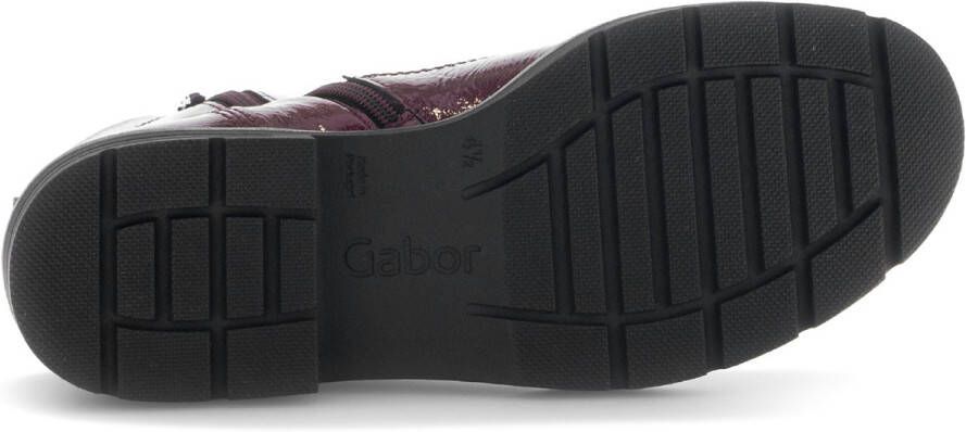 Gabor veterboots 74.651.95 rood lakleer