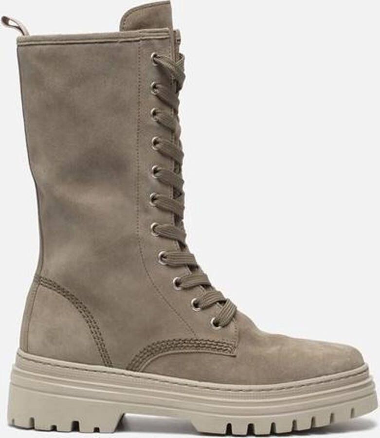 Gabor Khaki Casual Schoenen Brown Dames