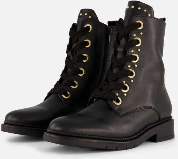 Gabor Veterboots zwart Leer