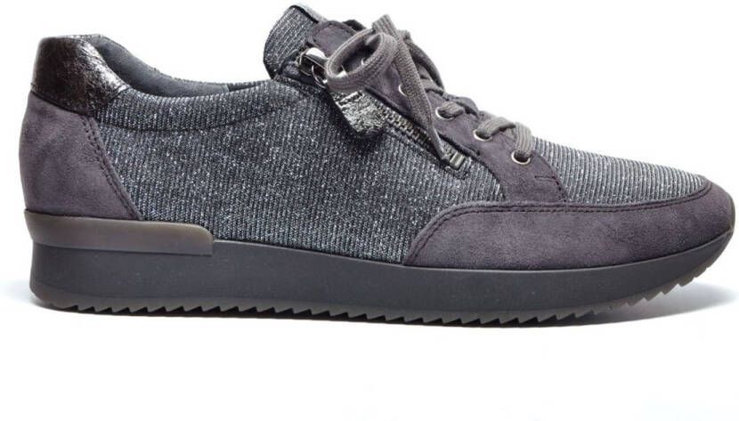 Gabor Donkergrijze Sneakers Gray Dames