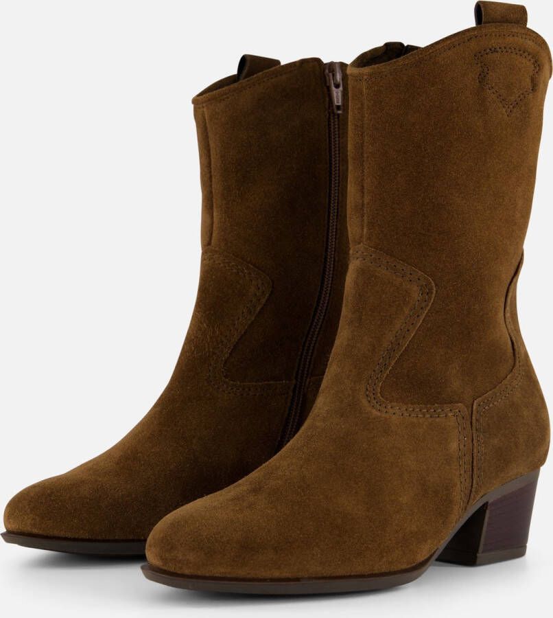 Gabor westernboot cognac Dames