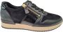 Gabor Zwarte Leren Dames Sneakers - Thumbnail 1