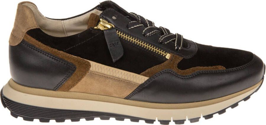 GABOR Lage Sneakers Dames 378 Maat: 43 Materiaal: Leer Kleur: Zwart - Foto 5