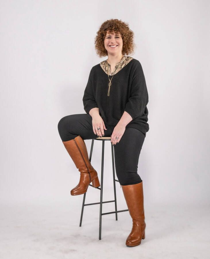 Gabylou 2XL laarzen voor brede kuiten Model Melissa