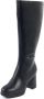 Gabylou 2XL laarzen voor brede kuiten Model Melissa Croco. Black23 - Thumbnail 1