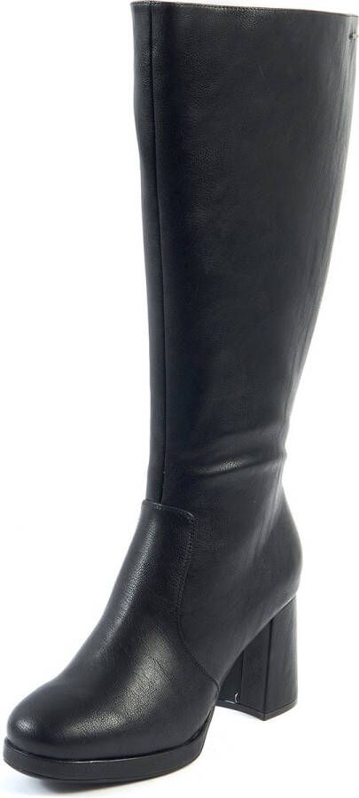 Gabylou 2XL laarzen voor brede kuiten Model Melissa Croco. Black23