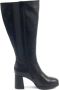 Gabylou 2XL laarzen voor brede kuiten Model Mélissa Croco Black23 - Thumbnail 4