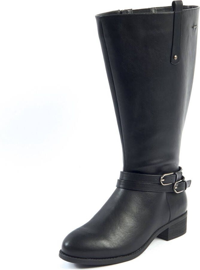 Gabylou 2XL laarzen voor brede kuiten Model Virginie. Black23