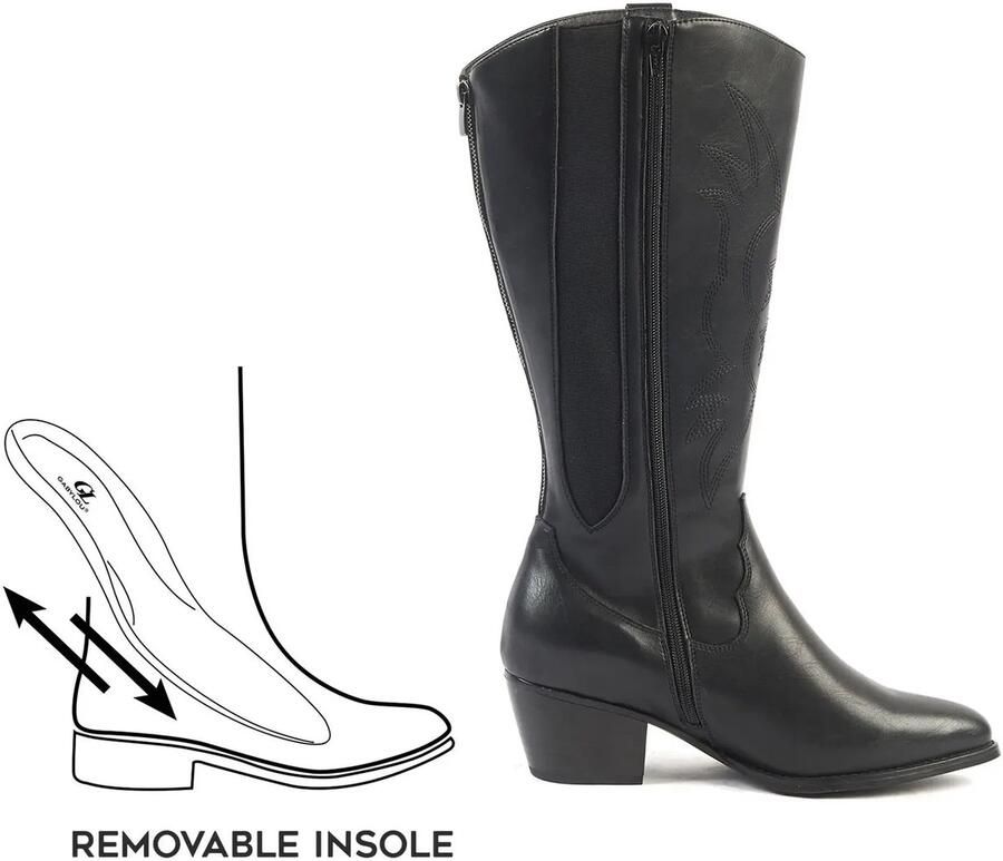 Gabylou 2XL laarzen voor brede kuiten Model Irina