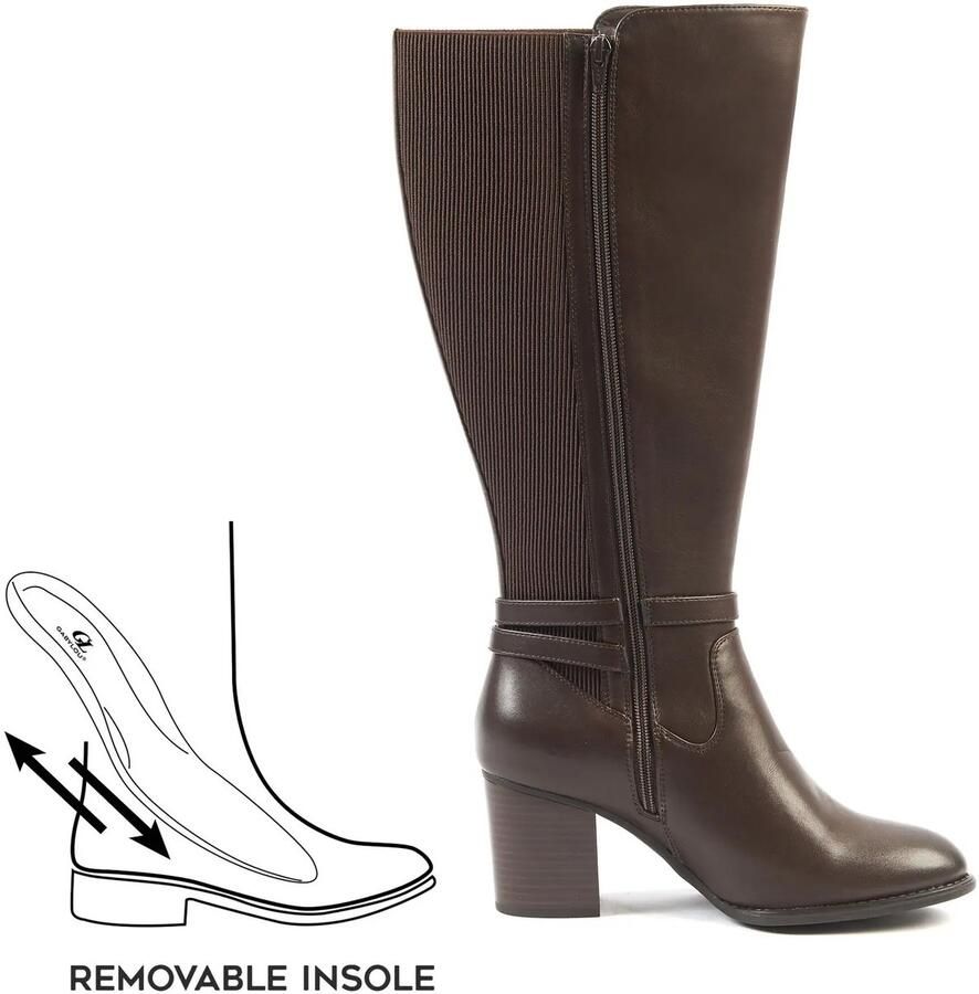 Gabylou 2XL laarzen voor brede kuiten Model Marta