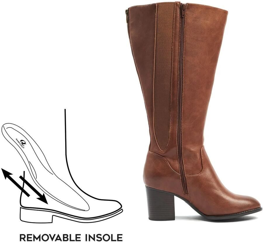 Gabylou 2XL laarzen voor brede kuiten Model Melissa