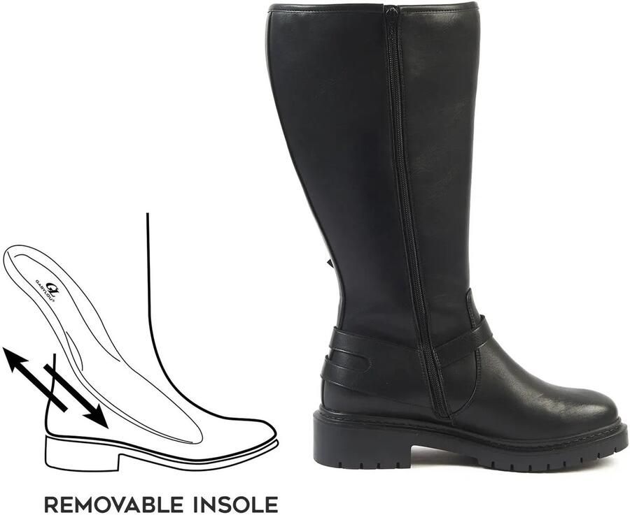 Gabylou 2XL laarzen voor brede kuiten Model Penelope