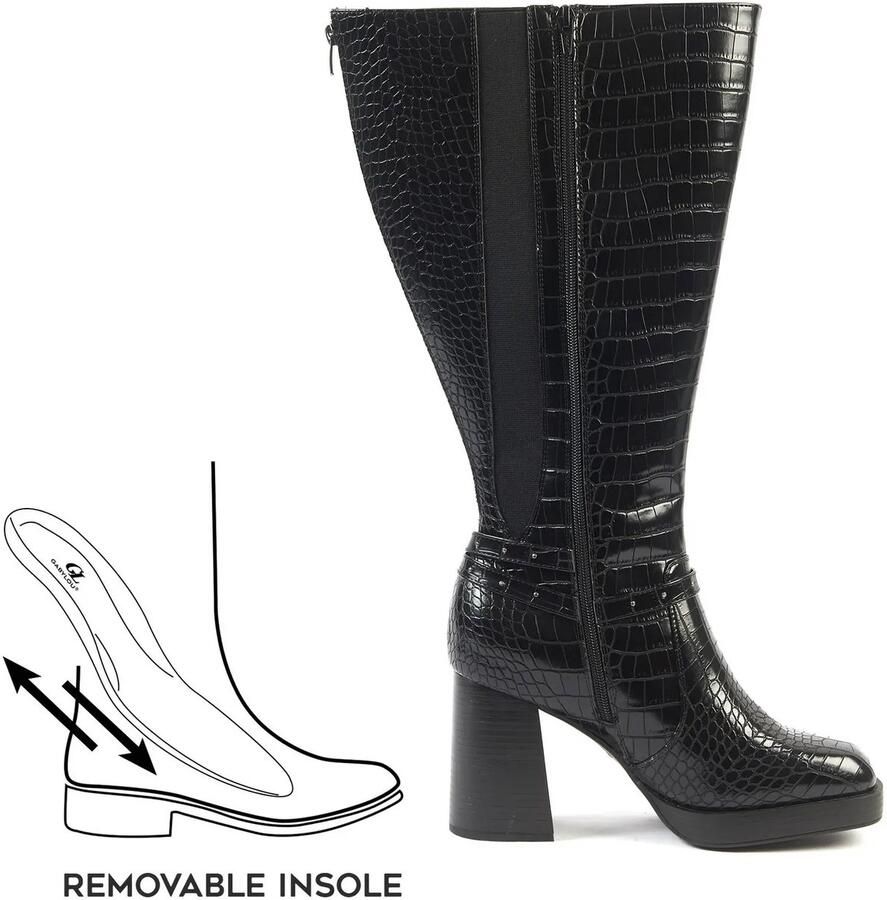 Gabylou 3XL laarzen voor brede kuiten Model Manon