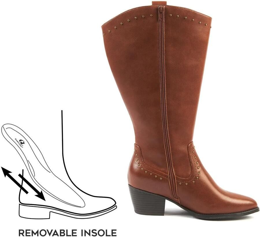 Gabylou 3XL laarzen voor brede kuiten Model Thelma