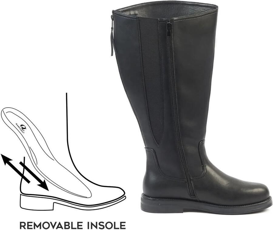 Gabylou 5XL laarzen voor brede kuiten Model Laure