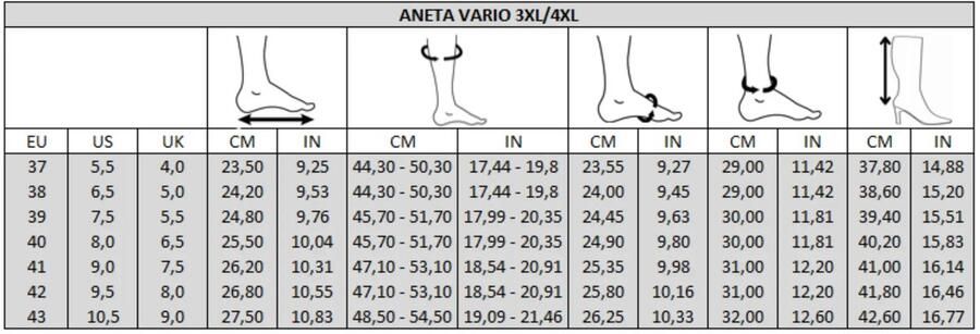 Gabylou Bottes mollets larges 3XL Aneta